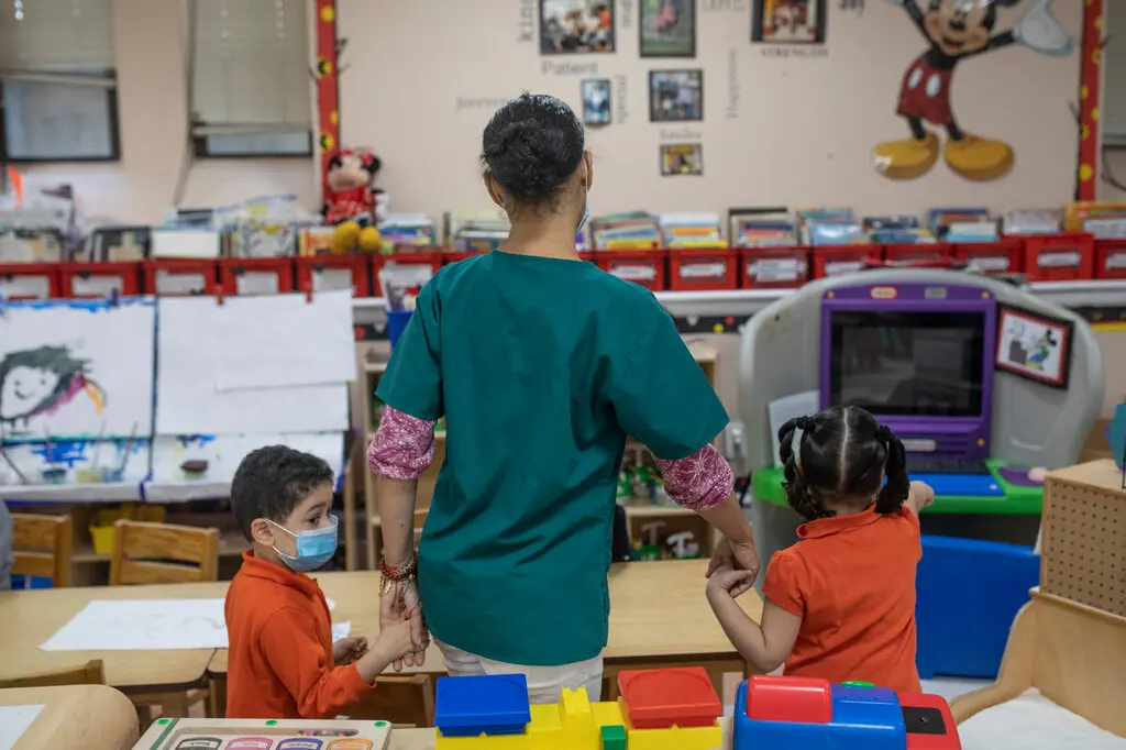 Why Child Care Staff Had to Show Up While Teachers Worked Remotely